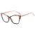 Tortoise shell pink frame