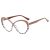 Coffee tortoise shell frame